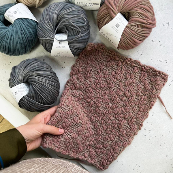 Пряжа Katia Cotton-Merino Volume