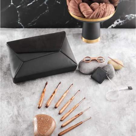 Подарочный набор крючков с деревянной ручкой "Mellow", 30960 Подарочный набор крючков с деревянной ручкой "Mellow", 30960