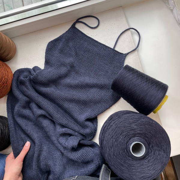 Описание вязания #Сарафан_Алёны