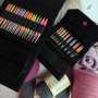 Набор спиц 12 см 12 пар LYKKE COLOUR Black
