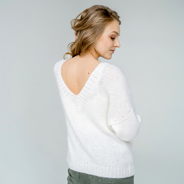 Описание вязания #Джемпер_Valera