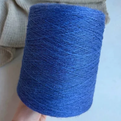 Бобина Lino Ambra (90% лен, 10% шелк), 700 м. (Cobalt, Кобальт)