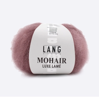 Пряжа Lang Mohair Luxe Lame (797.0348, Розовое какао)
