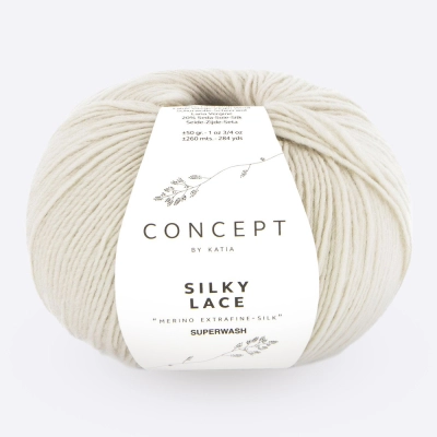 Пряжа Katia Silky Lace (189, Песочный дым)