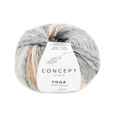 Пряжа Katia Yoga (1201.201, Рустик в лесу)