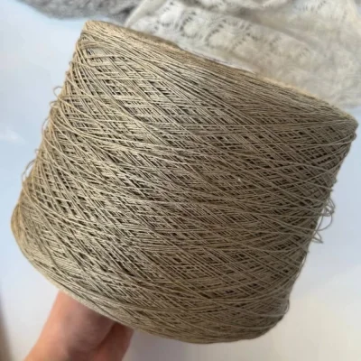 Бобина Servisi Seta ШЕЛКОВАЯ КОНОПЛЯ (100% конопля), 400 м (Льняной, 400 м., 00056)