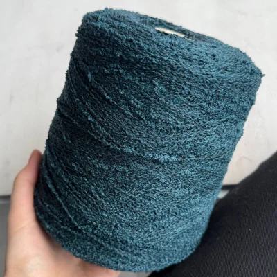 Бобина букле Wool Flam (93% меринос, 7% Па), 300 м. (5105, Хвост русалки)