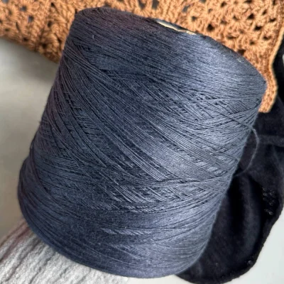 Бобина Lino 6/26 by Loro Piana (100% лен), 433 м. (Blu Marine, Маринер, 500 м)