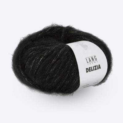 Пряжа Lang Delizia (1097.0004, Черный софит)