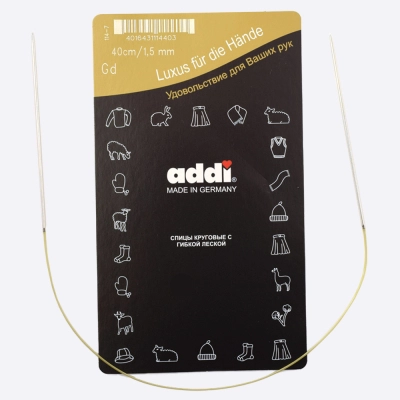 Спицы круговые экстратонкие Addi Classic, 114-7 (1,5 мм, 40 см, 114-7/1.5-40)