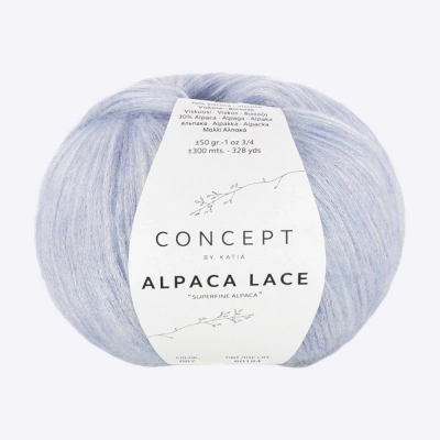 Пряжа Katia Alpaca Lace (1338.87, Ледяной)