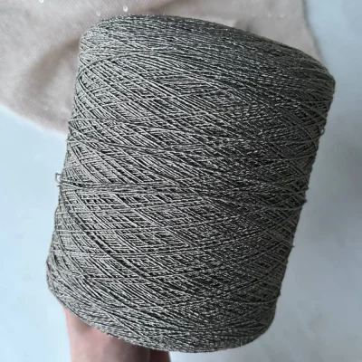 Бобина Pasha Papasha (42% хлопок, 20% лен, 24% Пл, 14% Па), 240 м. (10126, Грецкий орех)