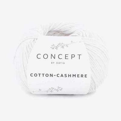 Пряжа Katia Cotton-Cashmere (52, Белый)
