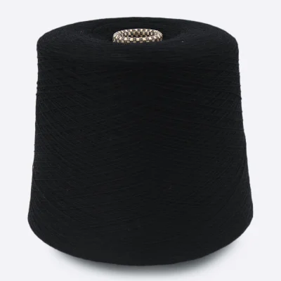 Бобина Cariaggi Cashmere 2/28 (100% кашемир), 1400 м (20000, Тотал блек)