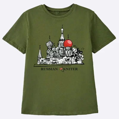 Мерч Футболка "Russian kniter" (S)