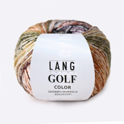 Пряжа Lang Yarns Golf Color (1031.0155, Хаки и охра)