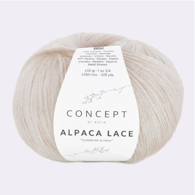 Пряжа Katia Alpaca Lace (1338.82, Нюд)