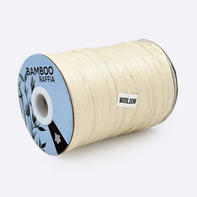 Рафия Bamboo Raffia (МТ 002, Сливочная меренга)