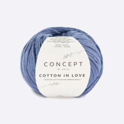 Пряжа Katia Cotton in Love (1249.64, Джинс)