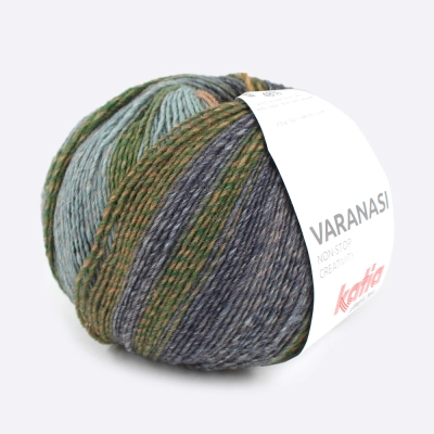 Пряжа Katia Varanasi (1264.310, Джинсовые прерии)