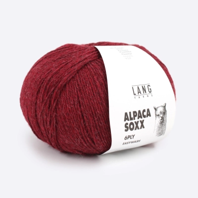 Пряжа Lang Alpaca Soxx 6-Fach/6-Ply (1087.0062, Винный)
