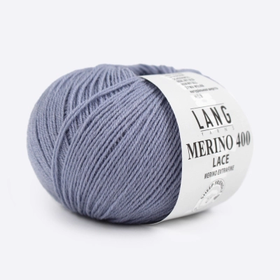 Пряжа Lang Yarns Merino 400 Lace (796.0034, Небо)