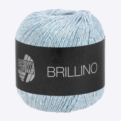 Пряжа Lana Grossa Brillino (52989, 022 Небо)