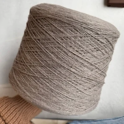 Бобина Zagor 2/14 (40% кашемир, 42% меринос, 18% шелк), 700 м. (4825, Пенка латте)