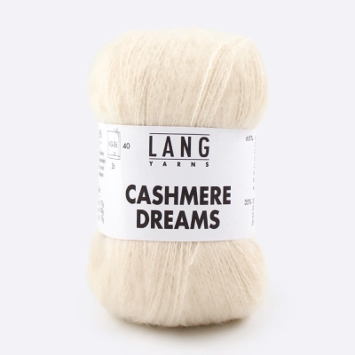 Пряжа Lang Cashmere Dreams (1085.0094, Слоновая кость)