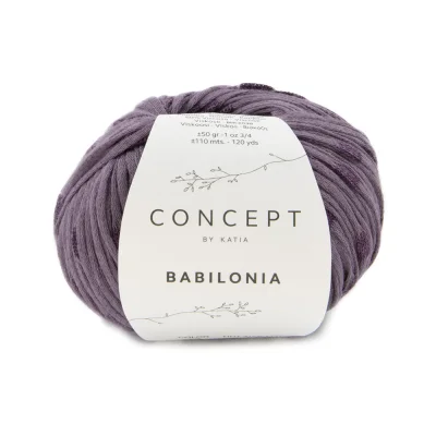 Пряжа Katia Babilonia (1274.73, Матовая ежевика)