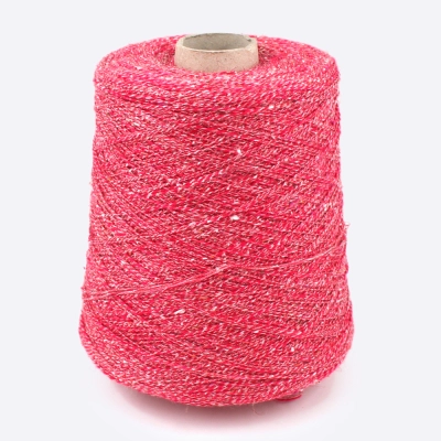 Бобина хлопок NIZZA by Olcese Ferrari (72% хлопок, 14% шелк, 7% меринос, 3% вискоза, 2% ПА, 2% ПЛ), 670 м. (Н 167, Конфетный бум)