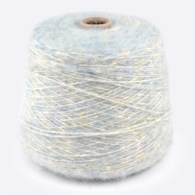 Бобина Jamaica by New Mill SPA (12% меринос, 51% хлопок, 26% Пэ, 11% ПА), 250 м. (69153, Небесный)