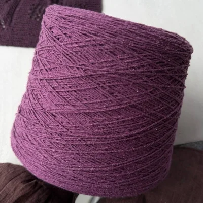 Бобина Bourette Silk '26 (100% буретный шелк) (14742, Ежевика, 375 м)