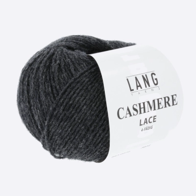 Пряжа Lang Cashmere Lace (883.0070, Графит меланж)