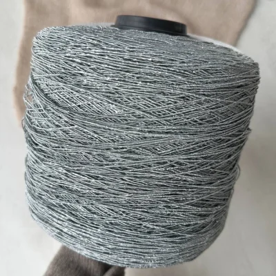 Бобина Pasha Papasha (42% хлопок, 20% лен, 24% Пл, 14% Па), 240 м. (10115, Серебряный дым)