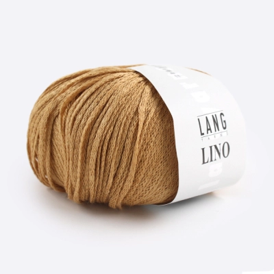 Пряжа Lang Lino (784.0139, Матовая горчица)