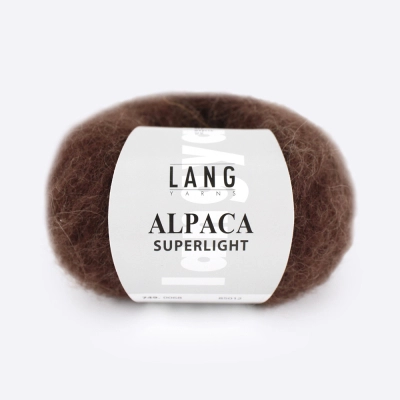 Пряжа Lang Yarns Alpaca Superlight (0068, Графитовый хаки)