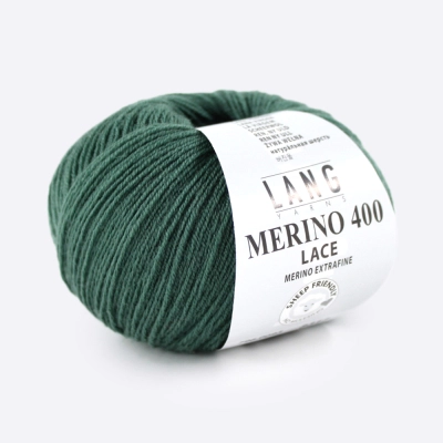 Пряжа Lang Yarns Merino 400 Lace (796.0093, Пыльная мята)