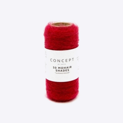 Пряжа Katia 50 Mohair Shades (1217.s44, Вишневый)