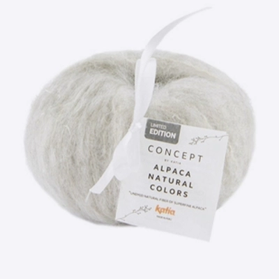 Пряжа Katia Alpaca Natural Colors (1310.4, Серебряный дым)