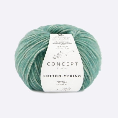 Пряжа Katia Cotton-Merino (140, Русалка)