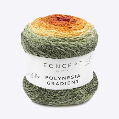 Пряжа Katia Polynesia Gradient (1078.302, Кленовый сироп)