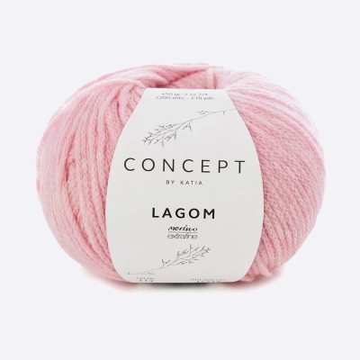 Пряжа Katia Lagom (1107.114, Светло-розовый)