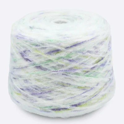 Бобина Soffio (23% кидмохер, 15% меринос, 50% Пэ, 12% Па), 220 м. (1825, Фейхоа-ежевика)