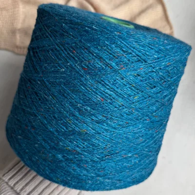 Бобина твид Monica Tweed (80% шелк, 20% кашемир), 550 м. (Petrolio, Петроль)