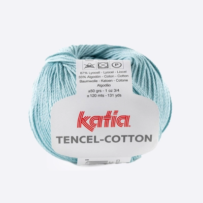 Пряжа Katia Tencel-Cotton (1080.29, Бирюза)
