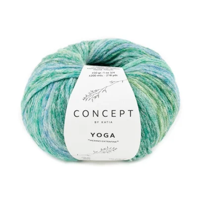 Пряжа Katia Yoga (1201.205, Незабудка на траве)