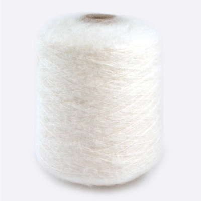 Бобина альпака Melrose by Lineapiu SPA (71% беби альпака, 5% меринос, 24% ПА), 550 м. (89001, Белый)