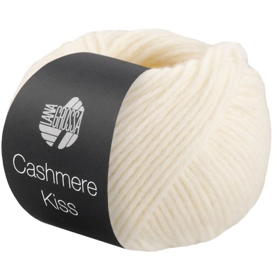 Пряжа Lana Grossa Cashmere Kiss (63603, 109 Заяц-беляк)