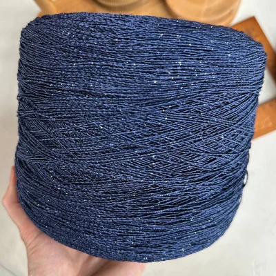 Бобина Pasha Papasha (42% хлопок, 20% лен, 24% Пл, 14% Па), 240 м. (1158, Армани джинс)